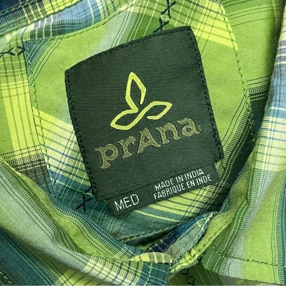 Prana‎ holstad plaid button down shirt